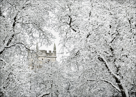 St Edmund's through the frost